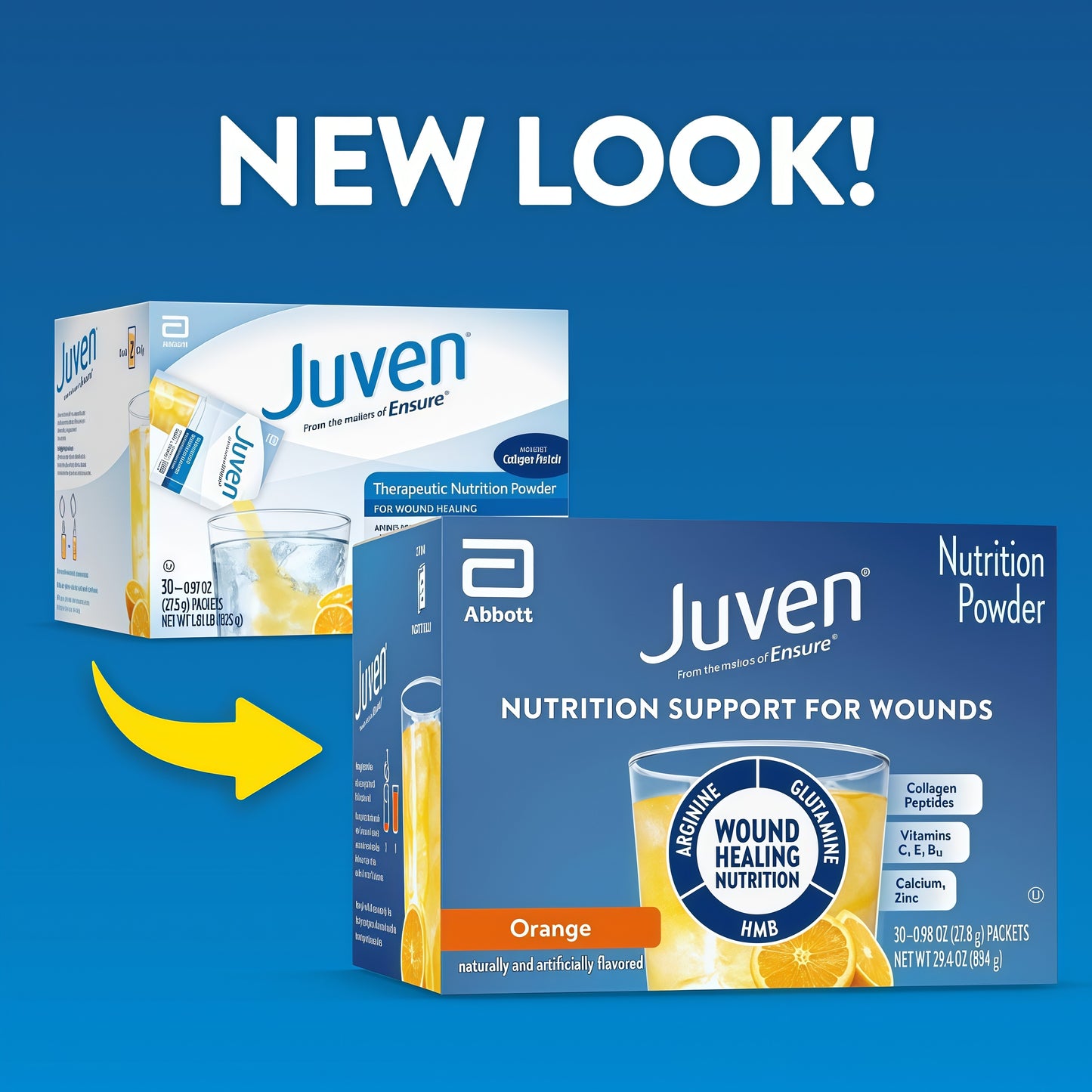 Juven Therapeutic Nutrition Drink Powder Orange 14 Packets